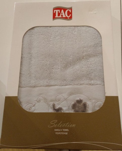 TAÇ FIONA 70X140 BAMBU BANYO HAVLUSU KREM