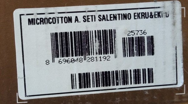 TAÇ MICROCOTTON AİLE BORNOZ SETİ,SALENTINO EKRU&EKRU