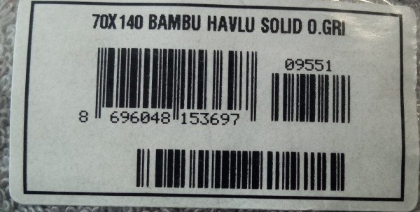 TAÇ  70X140 BAMBU BANYO HAVLUSU SOLID  O.GRİ