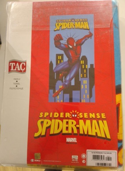 TAÇ 75X150 SPIDERMAN  LOGOLU PLAJ HAVLUSU