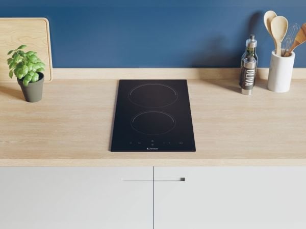 CDH30 Elektrikli 2 li Domino Vetroseramik Ocak