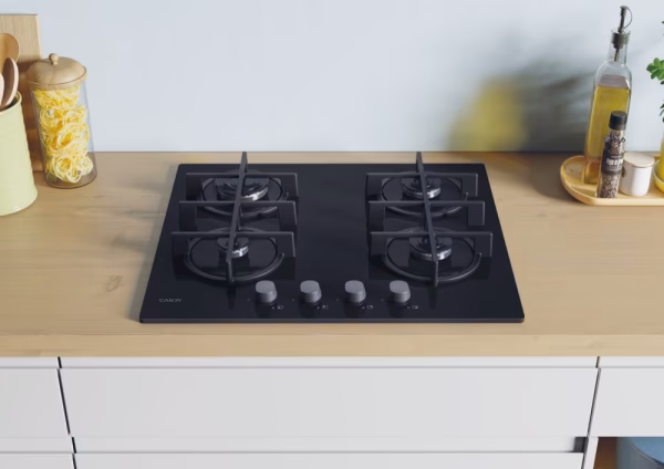 CVG6B 60 CM 4 GÖZLÜ SİYAH CAM   OCAK