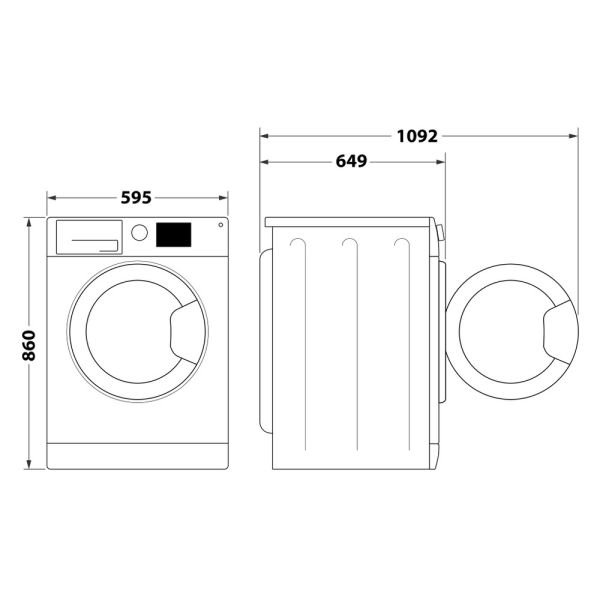 FFT CM11 8B GCC 8 KG BEYAZ RENK KURUTMA MAKİNESİ