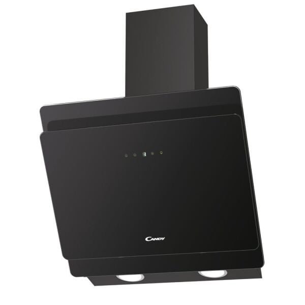 CDG6CBP8B SİYAH CAM 60 CM DAVLUMBAZ