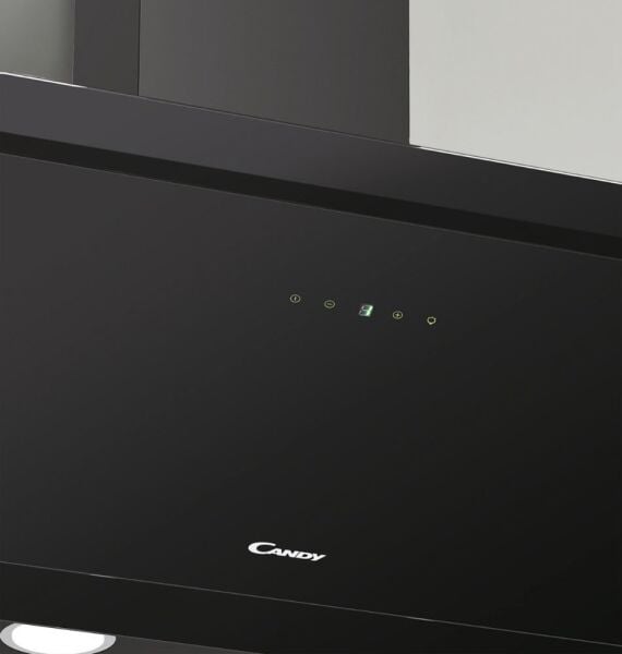 CDG6CBP8B SİYAH CAM 60 CM DAVLUMBAZ