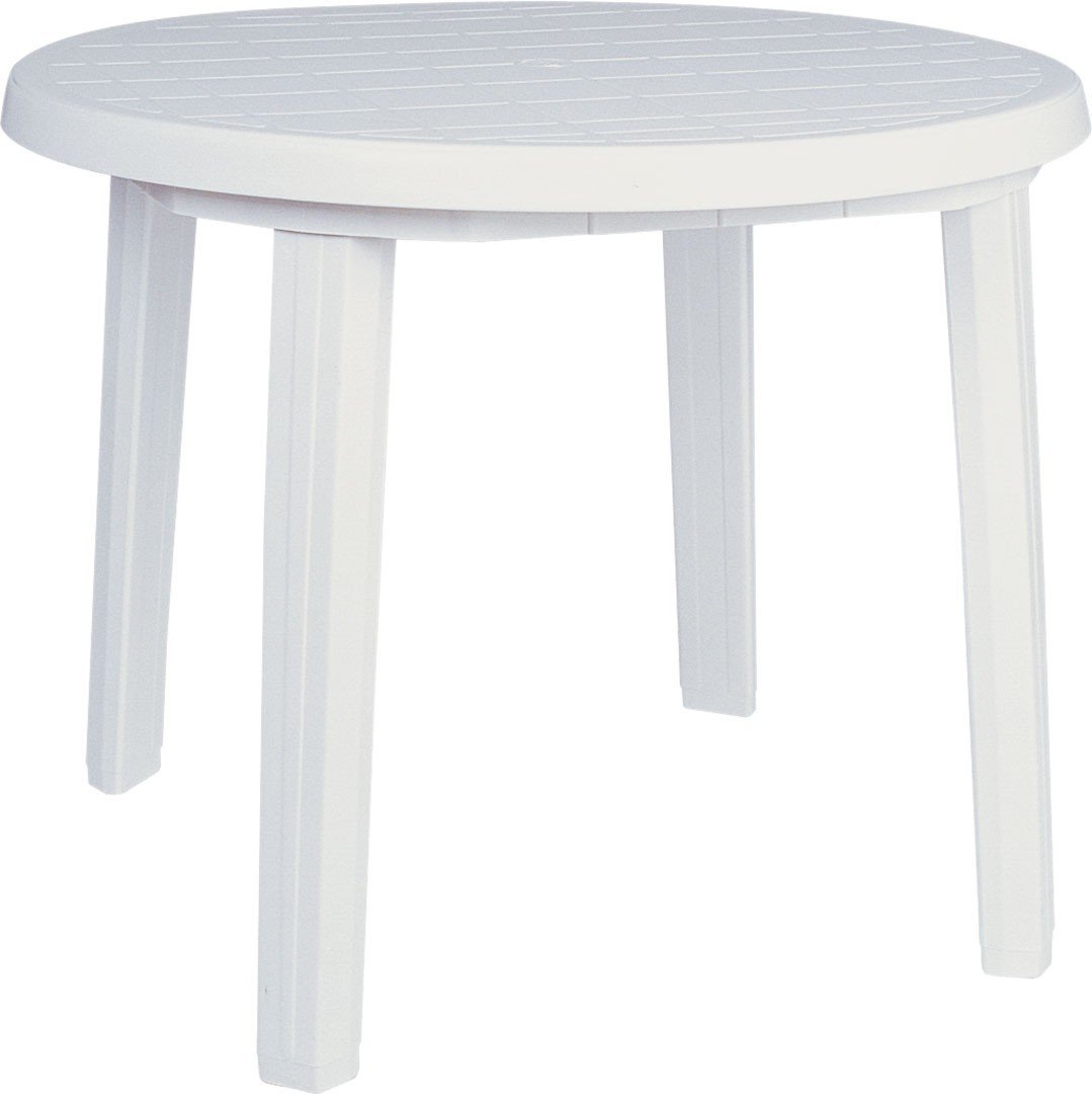 BEYAZ 90CM YUVARLAK MASA