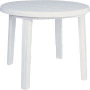 BEYAZ 90CM YUVARLAK MASA