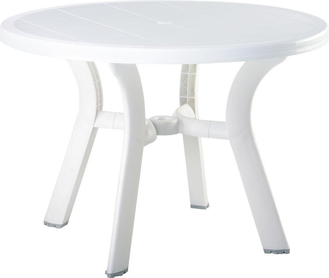 BEYAZ 105CM YUVARLAK MASA