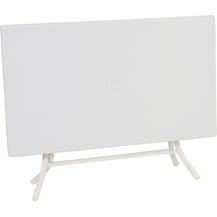 BEYAZ 90X90CM METAL AYAK KATLANIR MASA