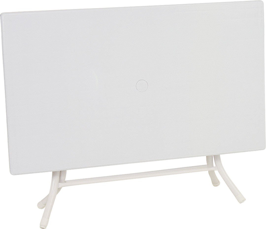 BEYAZ 80X140CM METAL AYAK KATLANIR MASA